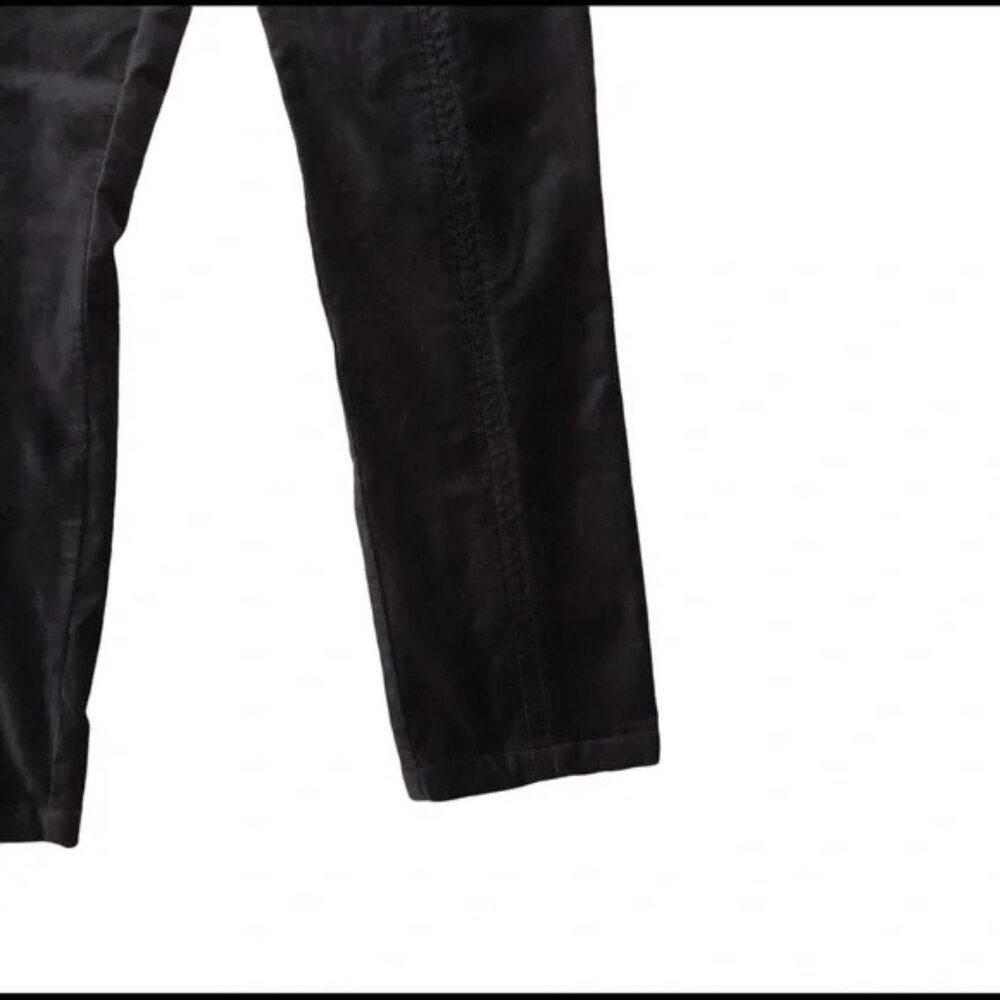 ✨NWT Anthropologie Black Velvet Slim Trousers | Size 4 | Office Chic✨ - Picture 4 of 7